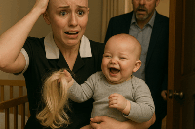 “The Baby Everyone Said Would Never Smile Or Sleep Suddenly Burst Into Laughter When He Yanked A Wig Off The Maid — What The Millionaire Father Witnessed Next Left The Entire Household Staring In Disbelief”