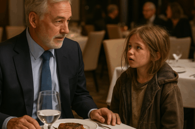 “Can I Eat With You?” The Homeless Girl Asked—The Millionaire’s Response Left Everyone in Tears