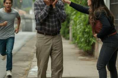 She Humiliated Her Elderly Father-in-Law, Calling Him Useless and Claiming the House as Her Own — But The Very Moment Her Husband Arrived Home and Saw the Red Mark on His Father’s Face, Everything Took a Dramatic and Unexpected Turn