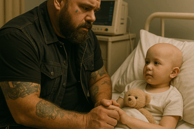 “A Little Girl With Cancer Whispered ‘I Wish I Had A Dad Like You’ To A Tattooed Biker Who Wandered Into Her Hospice Room — 93 Days Later, Dozens Of Motorcyclists Had Transformed Her Final Journey Forever”