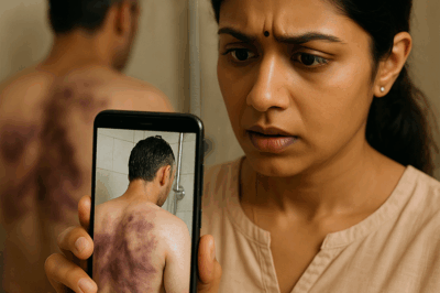 A Wife’s Suspicion Turns to Horror as Photo of Husband’s Bruised Back Stuns Doctor, Triggers Urgent Plea to Call Police, Leaves Fans Shaken, Critics Whispering About Hidden Enemies, Silent Secrets, and a Chilling Mystery That Could Shatter a Family, a Marriage, and an Entire Community’s Illusion of Safety Forever