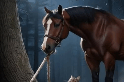 The Horse and the Lost Cat: A Moonlit Mystery in Don Esteban’s Farm
