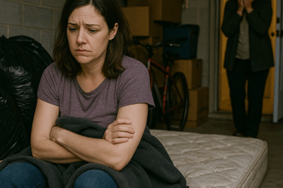 “Banished to the Garage: How My Mother-in-Law’s Cruelty Turned Into a Tearful Confession”