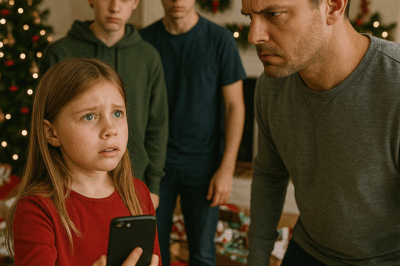 Christmas Morning Turned into Chaos When My Niece Smashed Every Gift Under the Tree. Everyone Thought She’d Lost Her Mind—Until She Held Up Her Phone and Said She Caught My Brother’s Sons Doing Something in Grandma’s Room at 2 A.M. That None of Us Could Ever Forget.