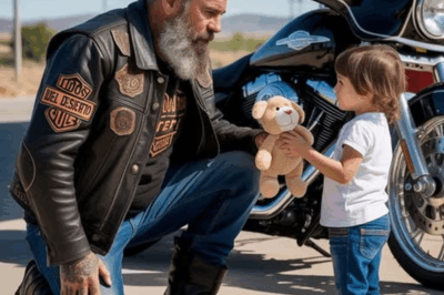 She Lost Her Mom to Murder, Her Dad to Prison, and Grabbed a Stranger’s Leather Vest at a Gas Station Whispering: “I Want This One, Grandma” — The Outlaw Biker She Chose Carried Scars of His Own