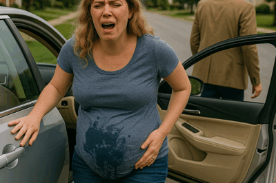 “Her Husband Forced Her Out of the Car While in Labor, Saying She’d ‘Make a Mess’ and Went on Vacation With His Parents—Three Hours Later He Called in Terror, Only to Learn That His Joke Turned Into the Cruel Mistake That Would Destroy His Marriage and His Reputation.”