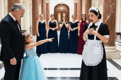 “At a Glittering Gala, A Billionaire’s Daughter Was Told to Choose a Mother From the World’s Most Beautiful Models—But Instead, She Ignored the Glamour, Pointed to the Family Maid, and Declared: ‘She’s My Mom!’ The Stunning Moment Left Guests Gasping and Exposed a Truth Money Couldn’t Buy.”