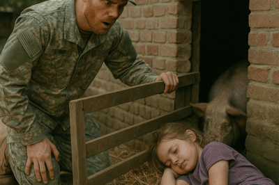 He fought battles overseas, only to return and find his daughter treated worse than an animal at home. The soldier’s reaction to discovering her in a pigsty shocked neighbors, exposed devastating secrets, and changed the way an entire community understood cruelty, silence, and the real meaning of fatherhood.