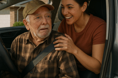 The Ride That Changed Everything: An Old Man’s Fear of Betrayal and a Daughter’s Stunning Surprise