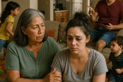 It was supposed to be a warm reunion, but one glance revealed the truth. A young mother drowning