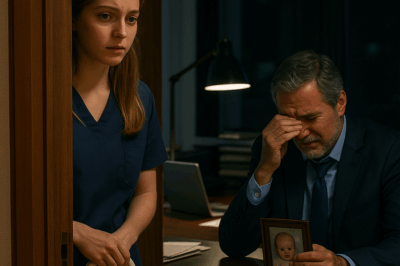 The Night Cleaner and the CEO’s Secret: A Baby Photo That Changed Everything