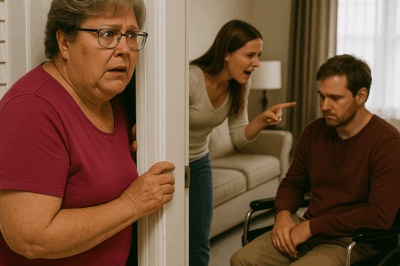 “I Came Home Without Warning and Heard My Daughter-in-Law Say to My Disabled Son: ‘Your Fat Mother…’”