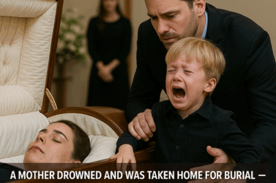 A Mother Drowned And Was Taken Home For Burial — But Just When They Were About To Close The Casket, Her Five-Year-Old Son Screamed: “Mom Says… That’s Not Her!”
