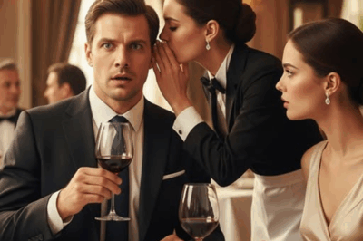 “He Thought Tonight Was A Celebration Of Love And Fortune, But Seconds Before He Took A Sip Of Champagne, A Waitress Whispered The Words That Exposed A Dark Plan By His Fiancée And Turned The Dinner Into A Scene Of Betrayal”