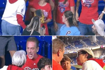 “A Fan Tried to Mock Her With Cameras Rolling—But Phillies Karen’s Unshakable Response Shattered Him in Seconds. The Stadium Fell Silent, Millions Watched, and What Happened Next Redefined Viral Revenge.”