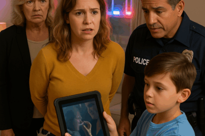 “She Lost Her Mother and Then Her Freedom—Framed by a Greedy Aunt Who Waved a Poison Bottle. But Just as Police Led Her Away, Her 8-Year-Old Son Revealed the iPad Evidence That Turned the Family Drama Into a Crime Scene and Shattered Sophia’s Smirk Forever”