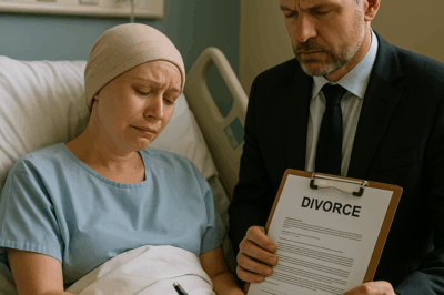After I found out I had a serious illness, my husband filed for divorce and left me for another woman: but after a few months, something unexpected happened.