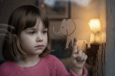 An Elephant in the Window: The Story of Awa and the Guardian She Never Forgot