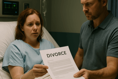 “Abandoned on a Hospital Bed: How a Husband’s Cruel Divorce Demand Backfired”