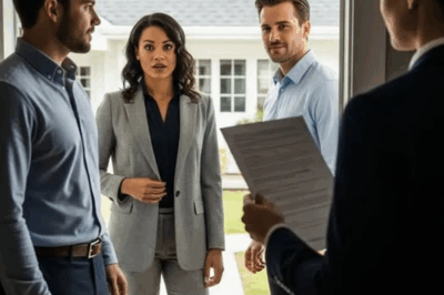 “She Thought She Could March Onto the Estate and Claim Inheritance From the Family She Betrayed—But When the Daughter of the Late Patriarch Revealed Her Father’s Secret Will With Her Lawyer Present, The Smug Grin Vanished From the New Wife’s Face, Leaving Everyone Stunned at the Final Twist.”