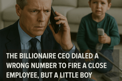 The Billionaire CEO Dialed A Wrong Number To Fire An Employee, But A Little Boy Replied: “Please Come And Help My Mom.”