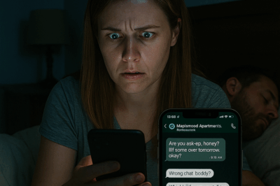 She Thought the Night Was Quiet, Until Her Husband’s Accidental Message Appeared in the Wrong Chat at Midnight.