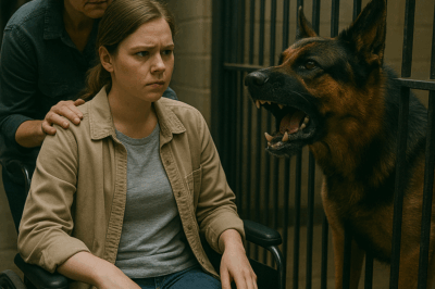 A young woman unable to walk reached the animal rescue center. What the fiercest German Shepherd did left everyone stunned…