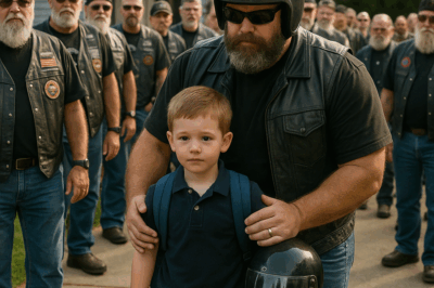 47 bikers showed up to walk my 5 year old son into kindergarten because his father was killed riding his motorcycle to work.