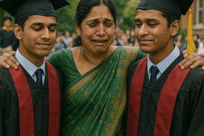 The Teacher Who Became a Mother: A Graduation That Made the World Cry