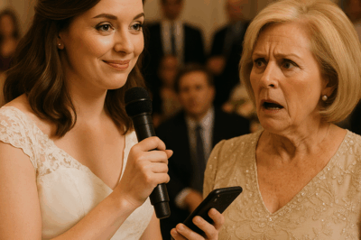 At the wedding, my mother-in-law introduced me and my stepson as ‘the help.’ She didn’t know my wedding gift was a video. I took the mic in front of 200 guests and described what it showed: her swapping the bride’s birth control pills with placebos. The look on her face when I offered to play it…