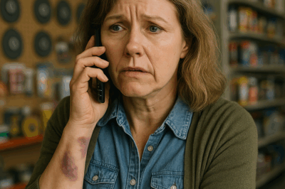 My daughter showed up with a mark on her arm after lunch with her husband. She brushed it off, saying she had tripped. i wasn’t convinced, so i called my son-in-law. his cold response froze me. i hung up, then dialed a different number…