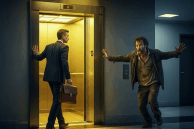 “He Thought It Was Just Another Elevator Ride Home—But the Warning from a Homeless Stranger Stopped Him Cold. What Richard Wallace, Tech Titan, Discovered in That Golden Glow Will Haunt You Long After the Last Word.”