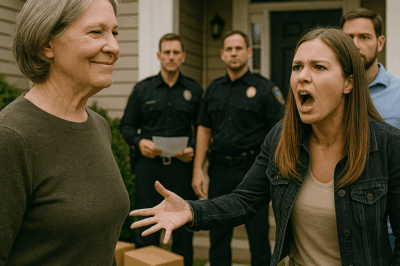 My Son and His Wife Tried to Steal My Home by Copying My Key, Using My Savings, and Claiming My Bedroom—But When Police Arrived With a Warrant the Next Morning, She Screamed “Why Did You Call Them?” My Smile Said It All: “I Didn’t. They’re Here for You.”