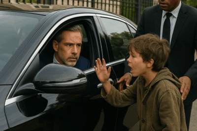 “Stop the Car! Your Wife Sabotaged the Brakes!” – A Homeless Boy’s Shocking Warning That Saved a Millionaire’s Life