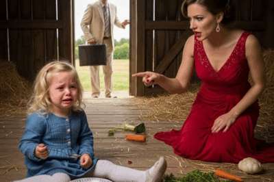 “Tears Fell Into the Bowl of Watery Broth as a Little Girl Murmured, ‘I Can’t Eat This Anymore.’ Her Stepmother’s Cruel Response Was Cut Short the Moment the Millionaire Entered—and the Words He Shouted Left Everyone Stunned Into Silence.”