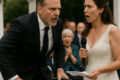 My wife believed i was completely paralyzed. she and my best friend whispered about a future together and how my fortune would one day be theirs. they never knew i was pretending. at our vow renewal, as she spoke her emotional vows, i stood up from my wheelchair. what followed left everyone speechless.