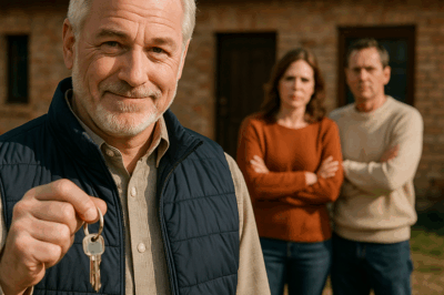 “After a Lifetime of Building His Dream Home, His Daughter Gave It Away to Her Husband’s Relatives. She Thought His Quiet Smile Was Defeat. But When They Arrived With Suitcases to ‘Claim It,’ They Found Out Too Late the House Was No Longer Hers to Give”