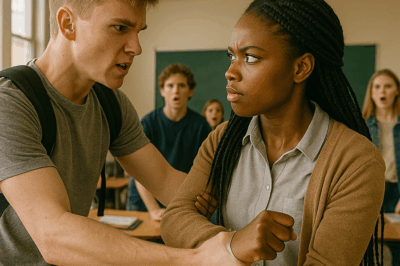 The Day the New Student Stood Up to a Bully and Changed the School