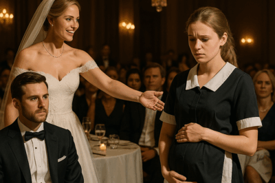 At a Millionaire’s Wedding, the Bride’s “Surprise” Left a Pregnant Maid in the Spotlight! No One Expected His Reaction…