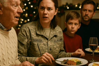 During christmas dinner, my father-in-law joked at my expense. everyone chuckled—except me. i set my fork down and said, “the person you’re mocking paid for your hospital stay, your roof, and derek’s education. as of tonight, no more.” the room froze.