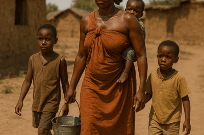 In A Forgotten African Village, A Widow With Nothing But A Faded Cloth And Three Hungry Children Made A Bold Vow That Sounded Like Madness — “My Children Will Become Doctors.” Decades Later, The Unbelievable Truth Emerged, And What Her Sacrifice Created Left An Entire Nation In Awe And Silence Full Article (Over 1000 Words) The Promise of Mama Ayo: How A Mother’s Words Defied Destiny In the heart of a small African village, the earth cracked under the weight of heat. The year was 1985, and hunger had become a permanent resident in homes made of mud and roofs patched with straw. Among the dust and the scarcity lived Mama Ayo — a woman whose story began in deprivation but ended in legend. A Life Written In Struggle Mama Ayo’s hands told the tale of her life: rough from chopping wood, blistered from carrying buckets, and trembling with exhaustion. She had no husband beside her — fate had taken him early — and no literacy to shield her from the traps of poverty. Yet she had three children: Kofi, serious and observant; Bola, restless and full of questions; and Tunde, the youngest, tied to her back with a faded cloth as she worked. Every morning she rose before the rooster crowed, adjusting her headscarf and setting out down the dusty road. She carried firewood to the market, fetched water from distant wells, and whispered a promise to herself with every step: “My children will study. My children will heal lives.” Hunger And A Silent Vow Nights were harsh. Often there was only one bowl of watery porridge to share. Mama Ayo would pretend to eat, moving her spoon and smiling, before secretly sliding the food to her children. When they finally slept, she allowed tears to fall. But she didn’t cry out of exhaustion, though her bones ached. She cried in fear — fear that her children would never break free of the fate that had shackled her own life. Still, every morning she rose with renewed strength. Neighbors shook their heads at her stubborn hope. Some laughed, others dismissed her words. But she kept repeating them — to the buyers of her firewood, to the teachers in the village, even to herself in the mirror of water as she bent to fill her bucket: “My children will be doctors. They will heal others.” The First Lessons Education was a luxury. Books were scarce, lamps even scarcer. But Mama Ayo refused to surrender. Under the dim glow of a kerosene lamp, Kofi and Bola traced letters on worn pages. Tunde, too small to read, listened with wide eyes as his brothers recited lessons. When the flame threatened to die, Mama Ayo cupped her hand and blew softly, guarding it as though protecting a treasure. She couldn’t understand the words in the books, but her smile never faded. She knew the letters were keys to doors her children could open — doors she would never pass through herself. Trials Of The Road The road was merciless. Rainy seasons turned the dirt into rivers of mud. Dry seasons cracked the ground and tore at bare feet. There were days when Mama Ayo collapsed under the weight of her water jars, only to stand again. Kofi helped carry wood. Bola ran errands. Tunde clung tightly, crying at times, but soothed by his mother’s humming. Every hardship etched a lesson: sacrifice is not pain wasted; it is the seed of something greater. The First Breakthrough Years passed. Kofi became the first in the family to pass the regional exams, earning a scholarship to secondary school. Villagers were astonished. Some who once mocked Mama Ayo now whispered her name with respect. She sold more wood, walked more miles, tightened her belt even further. With every coin saved, she sent letters to Kofi through a neighbor who could write. She never missed a school fee, no matter the cost. Soon after, Bola followed his brother’s path, earning a place in a city school. Mama Ayo’s promise was slowly taking form. Against All Odds The turning point came when Kofi, after years of relentless study, was accepted into a medical program. The acceptance letter arrived on a day of heavy rain, its ink smudged, but its meaning clear. When Mama Ayo heard the news, she fell to her knees in the mud, tears mixing with the rain. For the first time, she allowed herself to cry not in fear but in triumph. Neighbors gathered, stunned. The woman who once carried firewood barefoot had carried her children into the halls of medicine. The Promise Fulfilled Decades later, the village witnessed something it had never seen before. Three doctors — Kofi, Bola, and Tunde — returned home, each carrying not only stethoscopes but the legacy of their mother’s promise. They built a small clinic where cracked mud walls once stood. They brought medicine, vaccines, and knowledge. Children who once died of simple fevers now lived. Women no longer gave birth in silence and danger. And in the center of it all was Mama Ayo, older, her back bent, but her eyes shining with the fire of a promise fulfilled. A Nation Takes Notice Word of the story spread far beyond the village. Newspapers carried the headline: “From Firewood To Physicians: The Mother Who Spoke A Future Into Existence.” Mama Ayo was invited to speak at schools, though she herself never learned to read. She would stand proudly, saying only: “I could not give them books, but I gave them a promise.” Students and leaders alike were moved. Her name became a symbol of resilience — proof that poverty does not silence dreams when determination fuels them. Conclusion: The Power Of A Mother’s Promise Mama Ayo’s story is more than a tale of hardship. It is a testament to how words, repeated in faith, can carve a path through the impossible. She had no riches, no education, no husband to support her. But she had a promise — and she carried it like fire in her chest. Her children now heal lives, just as she vowed. And her village, once bound by scarcity, carries the proof that even in the harshest lands, hope can grow. In the annals of her people, Mama Ayo will not be remembered as a poor widow. She will be remembered as the woman who turned dust into destiny, and who showed the world that the most powerful inheritance a mother can give is her belief in her children’s future.