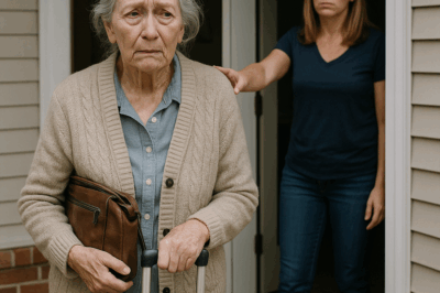 “She Thought Her Old Mother Was a Burden and Kicked Her Out—Then a Hidden Truth Turned Emily’s Life Into a Storm of Regret and Public Shame”