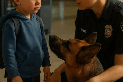“Passengers Froze When a Child Whispered the Words No One Expected: ‘My Mom Won’t Wake Up.’ The K9 at Gate 14 Sensed the Truth First, and What the Officer Discovered Moments Later Changed the Terminal Forever.”