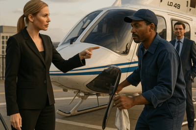 “Fly This Helicopter and I’ll Marry You,” CEO Mocked the Janitor — His Real Secret Left Her Speechless