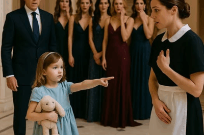 “In the Lancaster Estate’s Gilded Hall, Models Waited in Sparkling Gowns for a Billionaire’s Daughter to Choose a Mother. But the Child Pointed to the Maid, Whispering ‘I Want Her.’ The Shocked Tycoon’s Reaction—and What Followed Next—Stunned Everyone in the Room.”