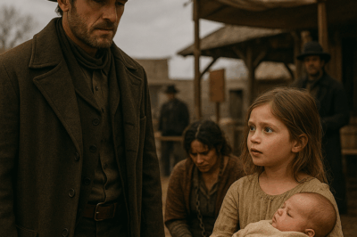 “You Can Buy Us, Sir,” Said the Little Girl Holding a Baby — What the Lone Cowboy Saw Next in 1886 Shattered His World