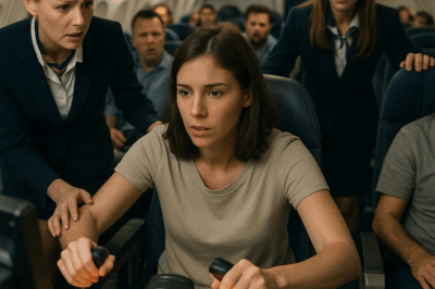 “She slept in seat 15B… until captain asked: ‘Can anyone fly?’”
