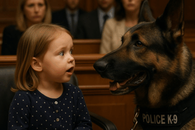 “3-Year-Old Girl Speaks to Police Dog—What Happened Shook the Courtroom”
