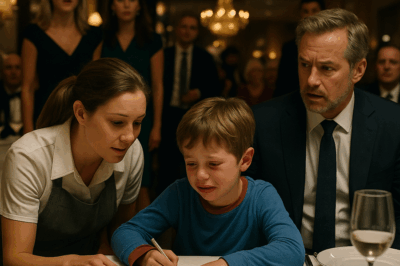 Billionaire’s Autistic Son Screamed in Restaurant — Then Waitress Did the Unthinkable