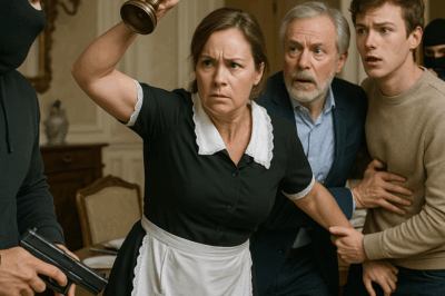 Maid Fights Armed Robbers—Saves Millionaire and His Son From Death